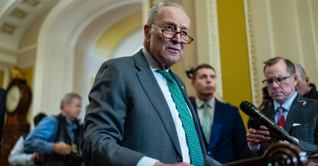 Schumer Again Defends Decision to Avoid Shutdown Amid Calls to Resign  at george magazine