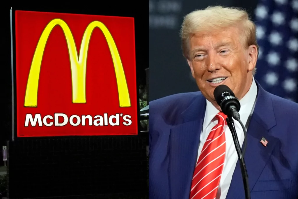 White House communications team given McDonald’s dinner ahead of Trump address  at george magazine