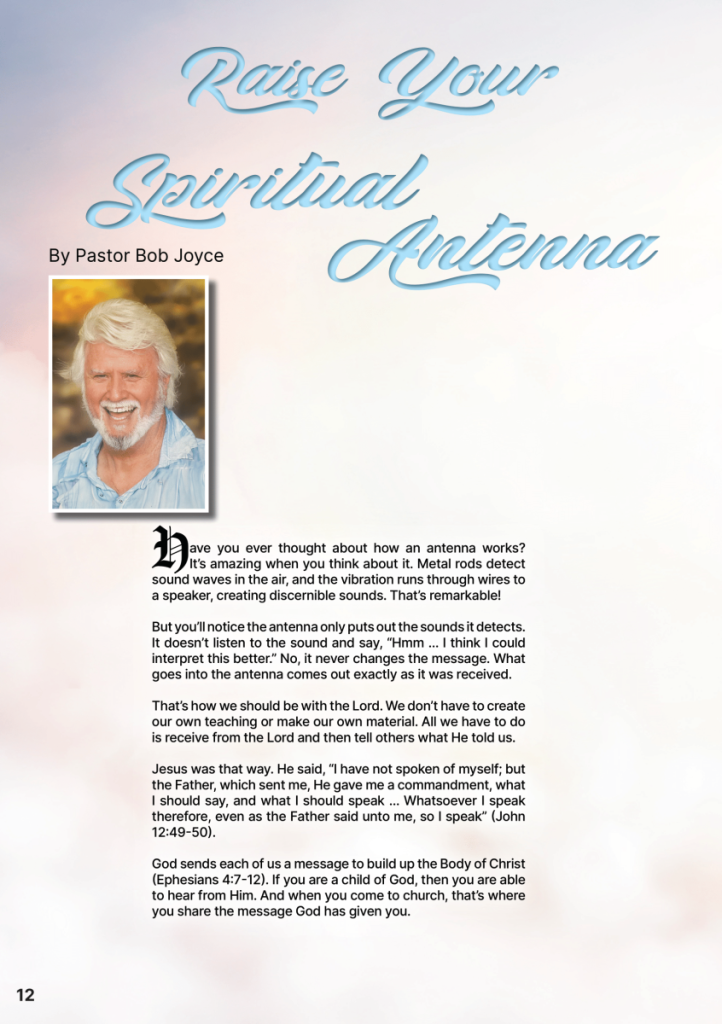 Raise Your Spiritual Antenna  at george magazine