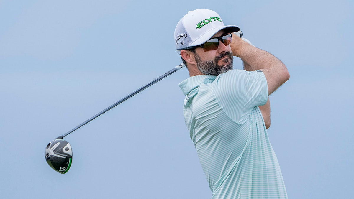 Golfer Adam Hadwin slams club in frustration, accidentally sets off sprinkler in hilarious moment  at george magazine