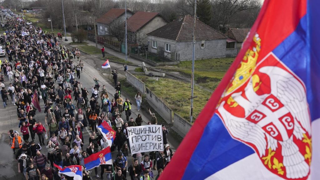 Mass anti-corruption protests put strain on close European ally of Russia