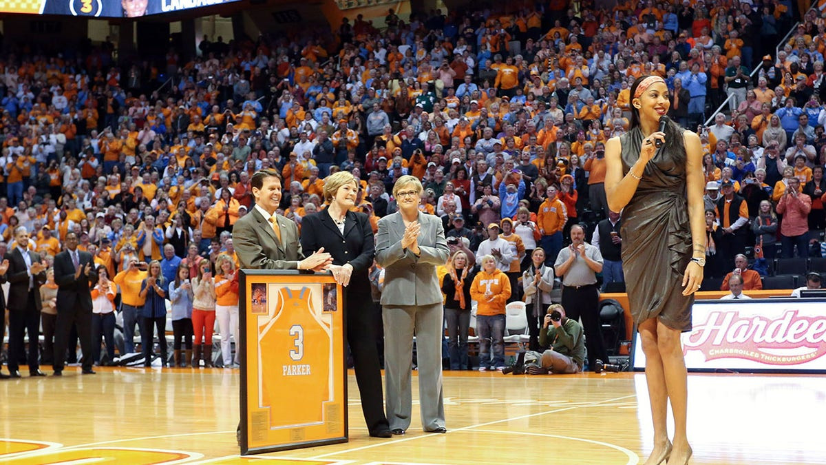 WNBA great Candace Parker highlights late Tennessee coach Pat Summitt's 'truly important' legacy  at george magazine