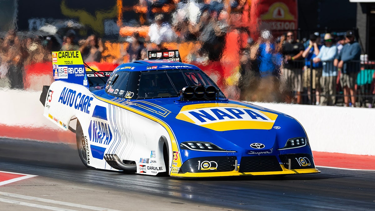 NHRA star Ron Capps' funny car explodes, crashes during Arizona Nationals  at george magazine