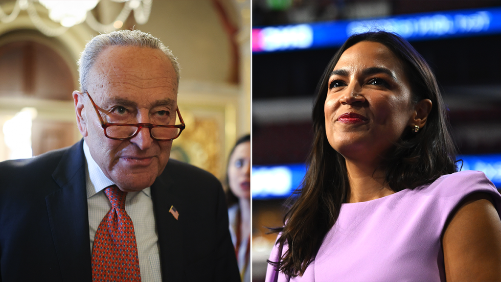 Schumer dismisses possible AOC primary challenge, says he’s focused on bringing Trump’s numbers down