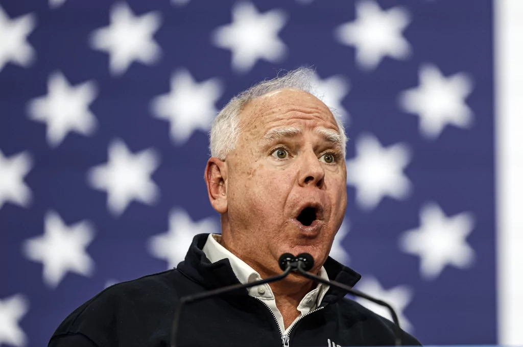 Tim Walz says Harris chose him for VP to ‘code talk to white guys’  at george magazine