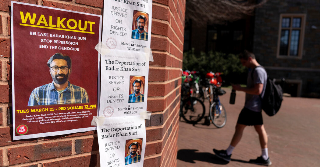 Judge Orders Georgetown Academic Released From Immigration Detention  at george magazine