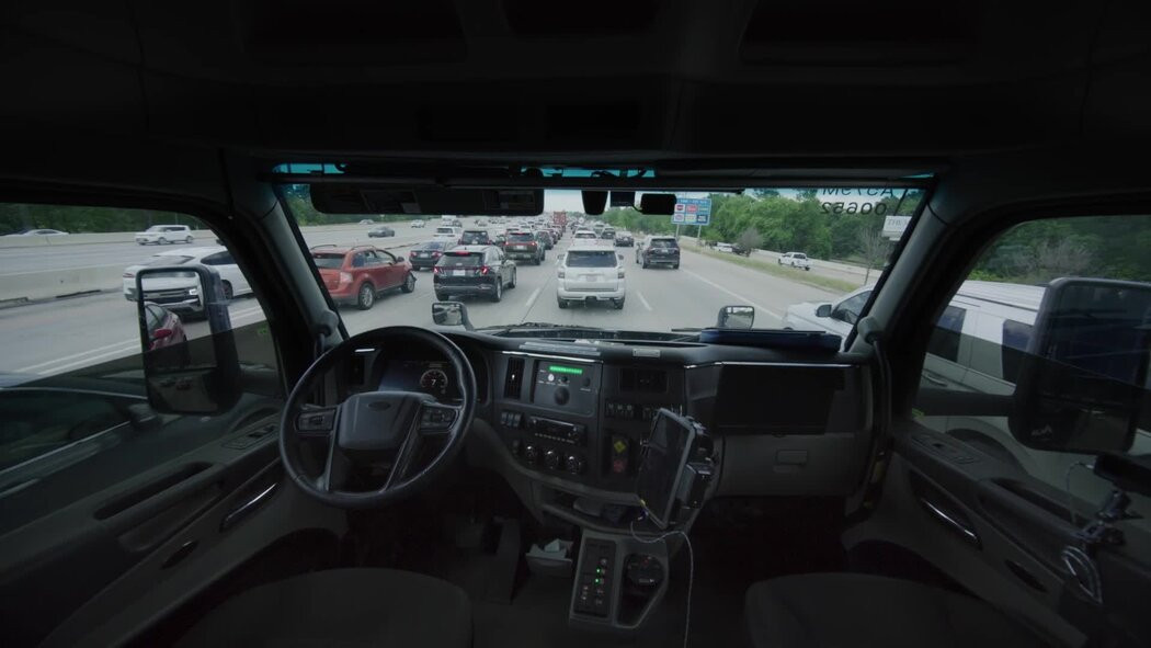 Yes, That 18-Wheeler on a Texas Highway Is Driving Itself  at george magazine