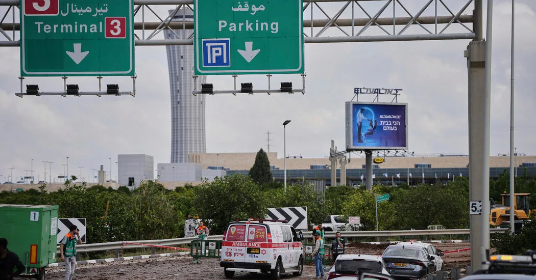 Houthi Missile Hits Near Tel Aviv Airport  at george magazine