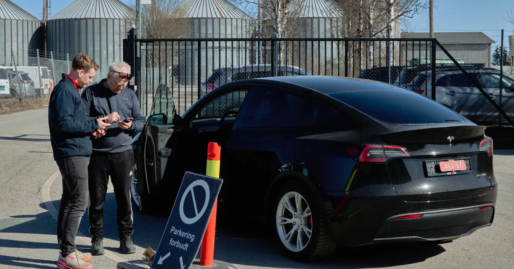 Tesla Sales Fall in Germany and U.K. to Lowest Point in 2 Years  at george magazine