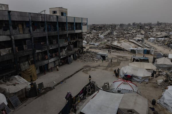 Amid Blockade, Trump and Israel Mull Divisive Aid Plan For Gaza  at george magazine