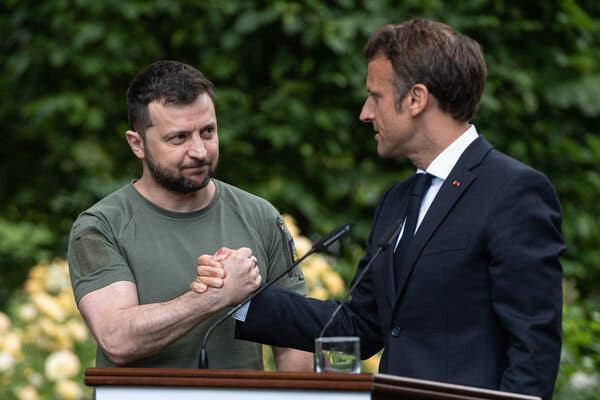 How Macron Became a Close Zelensky Ally  at george magazine