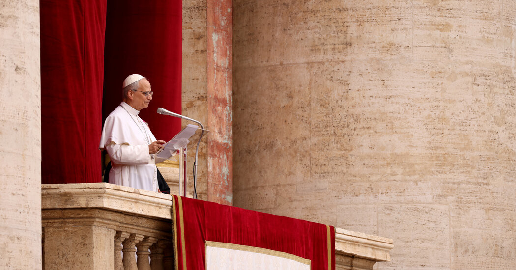 Pope Leo XIV Calls for End to War in First Sunday Blessing as Pontiff  at george magazine
