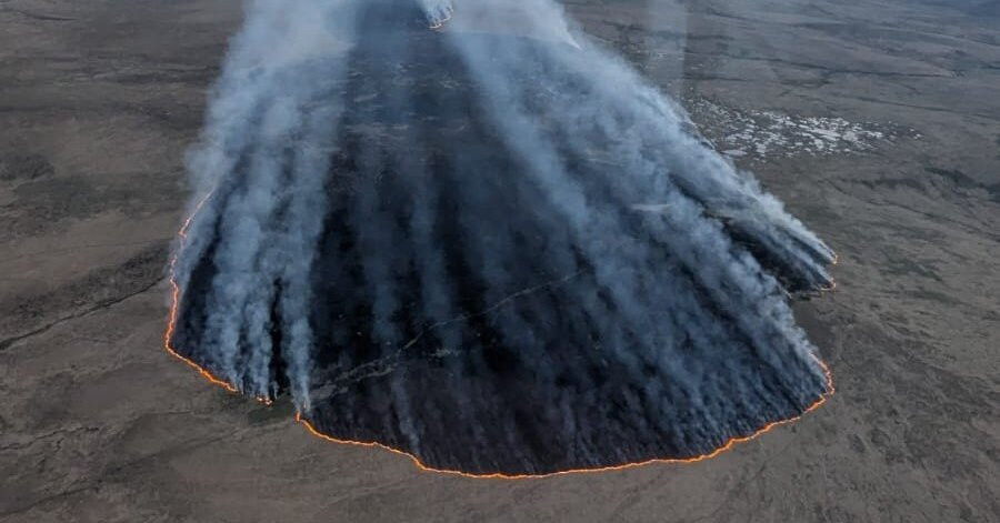 UK Battles Wildfires Amid Drought Warnings  at george magazine