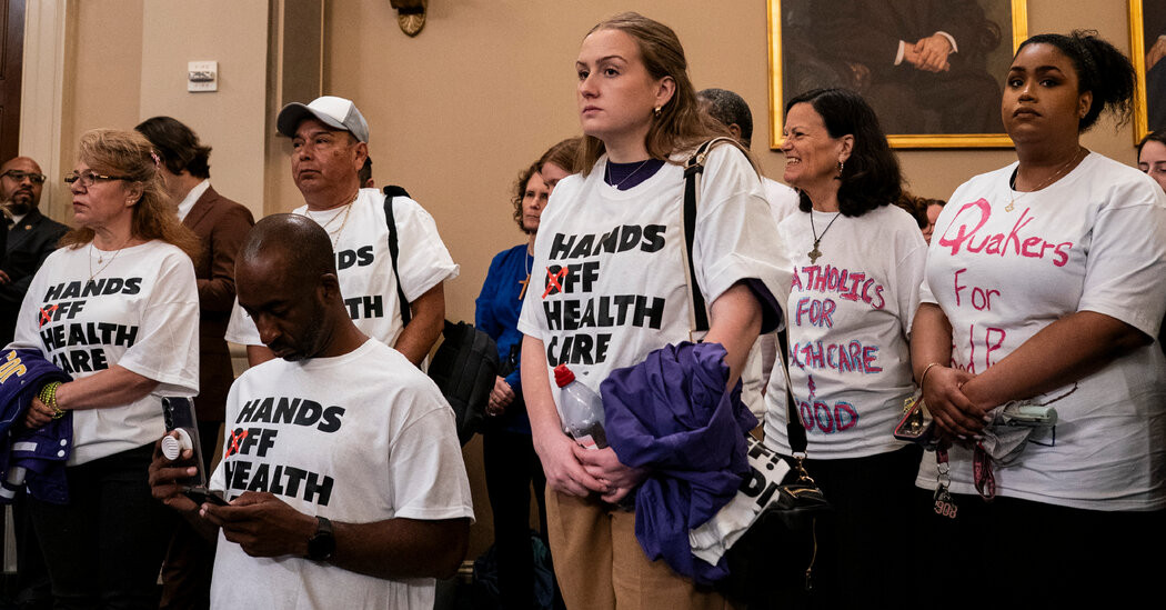 Republicans’ Planned Medicaid Cuts Draw Protests at House Hearing  at george magazine
