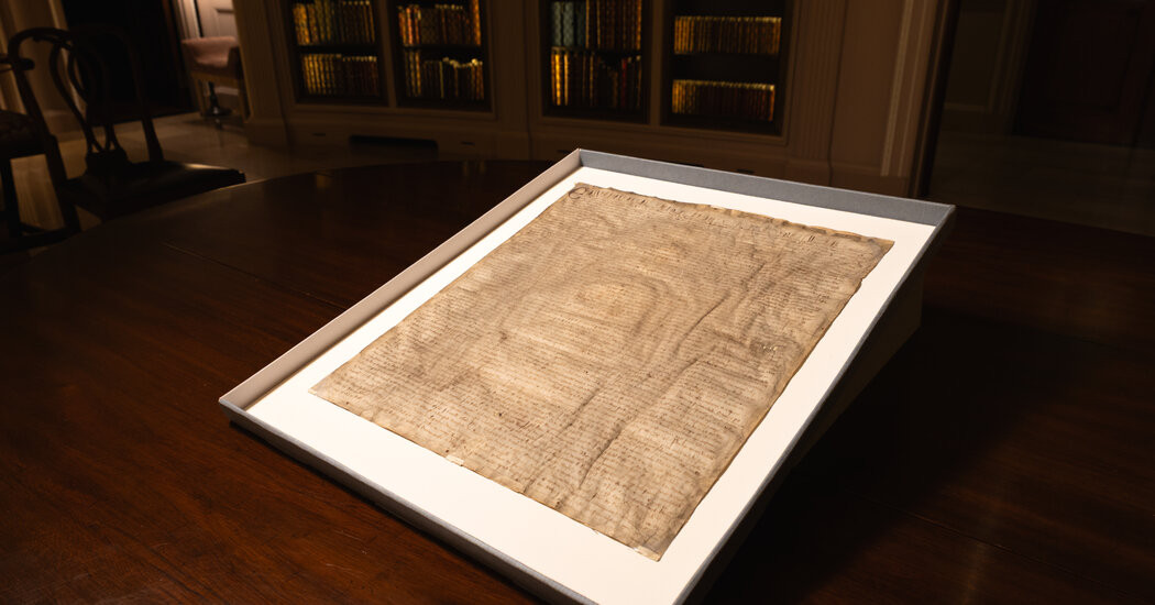 Harvard Law Paid $27 for a Copy of Magna Carta. Surprise! It’s an Original.  at george magazine