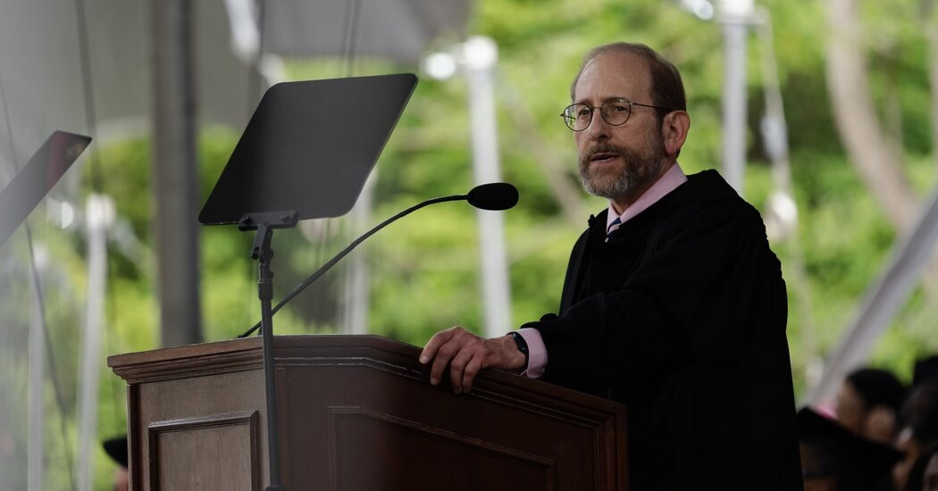 As Harvard Battles Trump, Its President Will Take a 25% Pay Cut  at george magazine