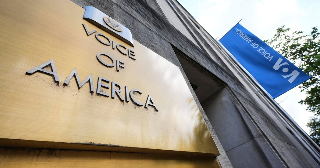Trump Administration Fires Hundreds of Voice of America Employees  at george magazine