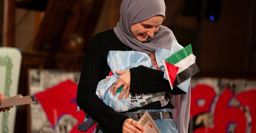 Mahmoud Khalil Meets Infant Son Before Immigration Hearing  at george magazine