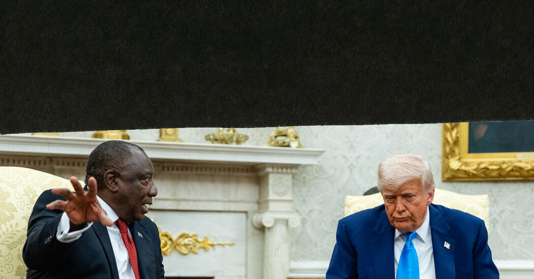 Trump Didn’t Want a Deal With Ramaphosa. He Wanted a Humiliation.  at george magazine