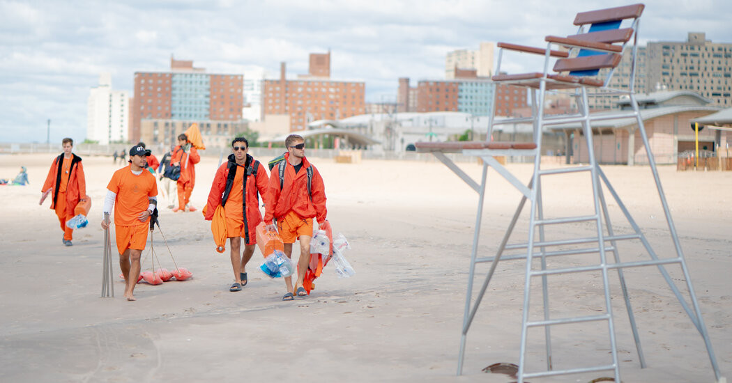 The Beaches Are Open in New York City. So Are the Lifeguard Chairs.  at george magazine