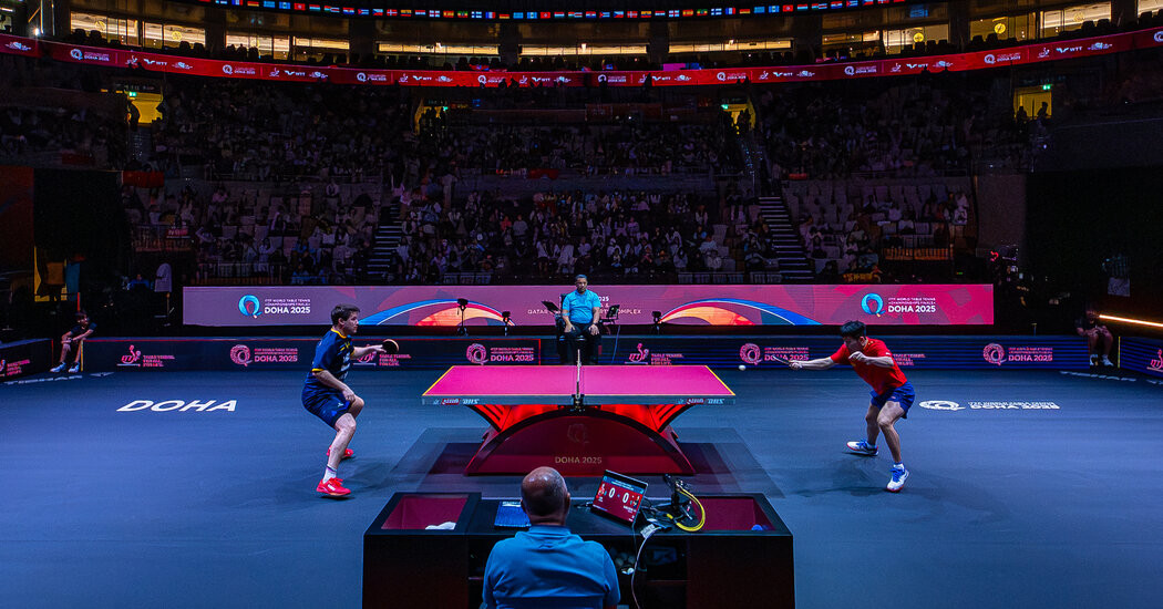 Qatari Push to Dominate Another Sport, Table Tennis, Draws Scrutiny  at george magazine
