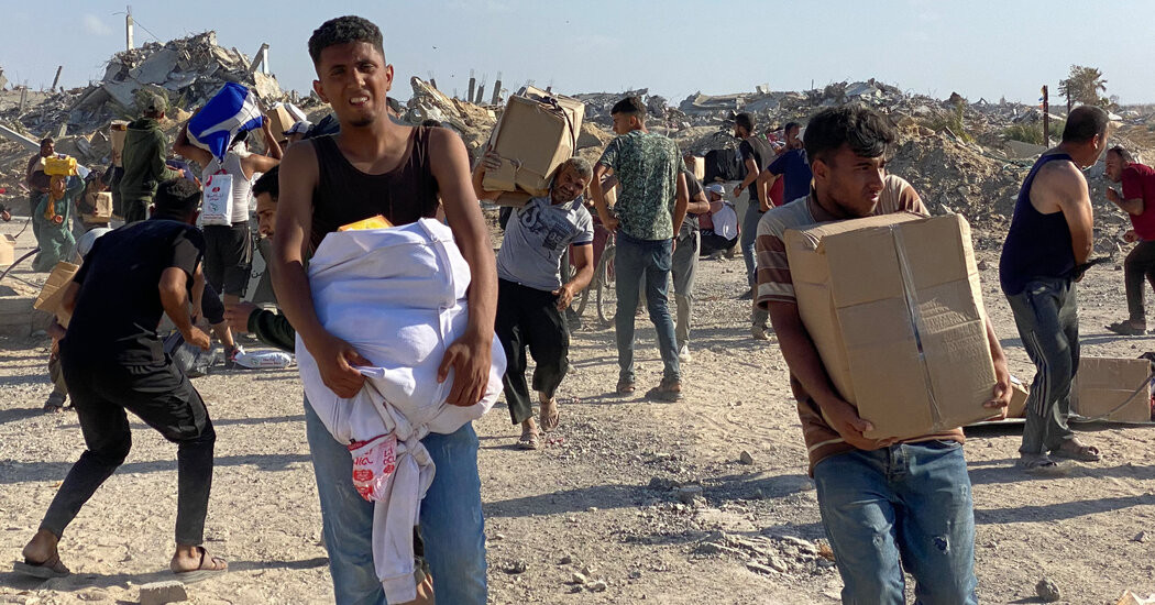 Chaos Erupts at Israeli-Backed Aid Distribution Site in Gaza  at george magazine