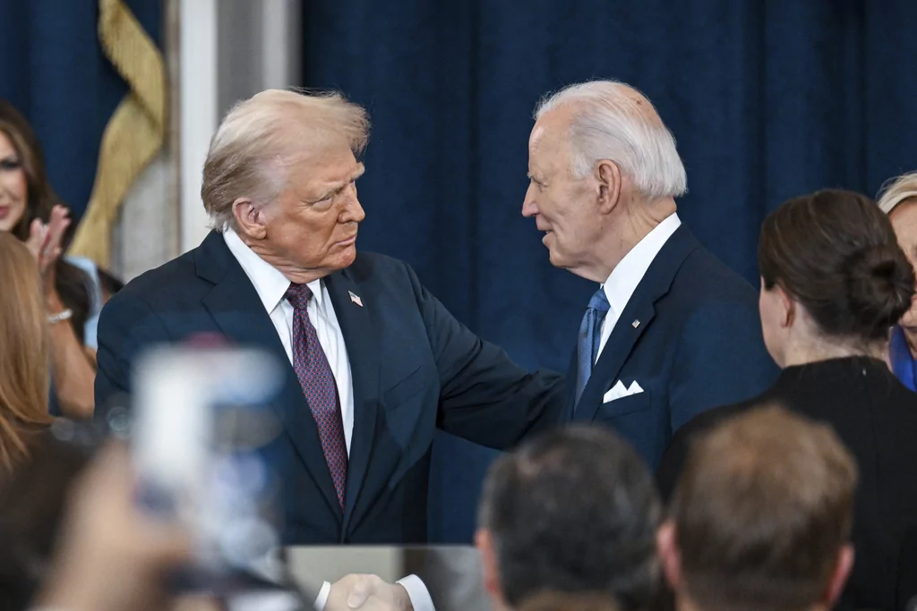 Trump blames Biden for economy as pressure on tariff policy builds
