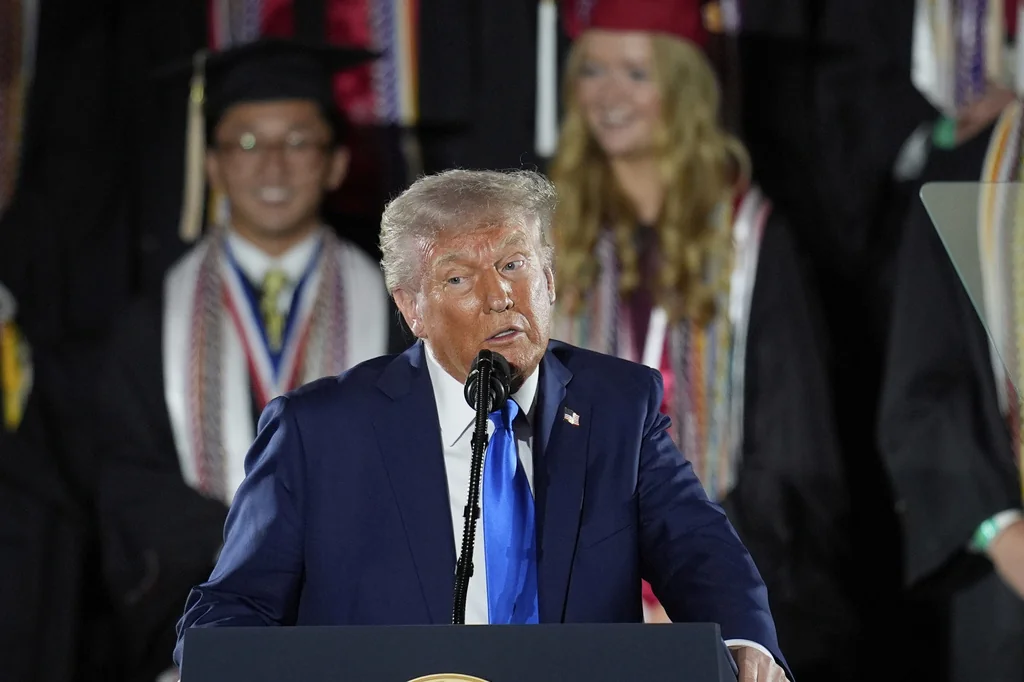 Trump backs University of Alabama to write American future over Harvard  at george magazine