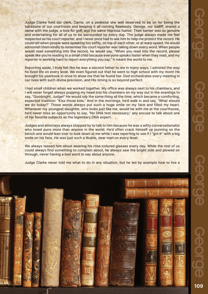 His Honor  at george magazine
