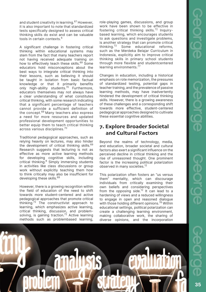 Return to Journalism  at george magazine