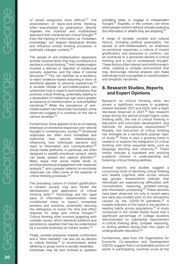 Return to Journalism  at george magazine