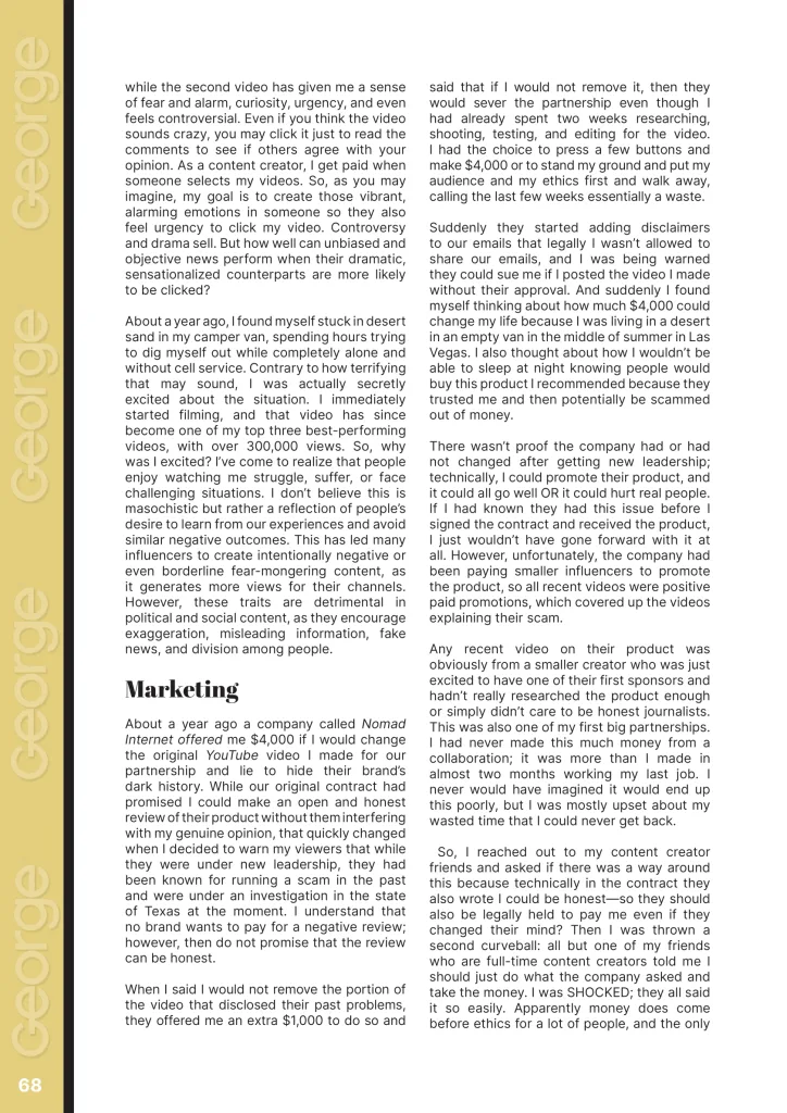 Social Media Will NEVER Replace Real Journalism  at george magazine