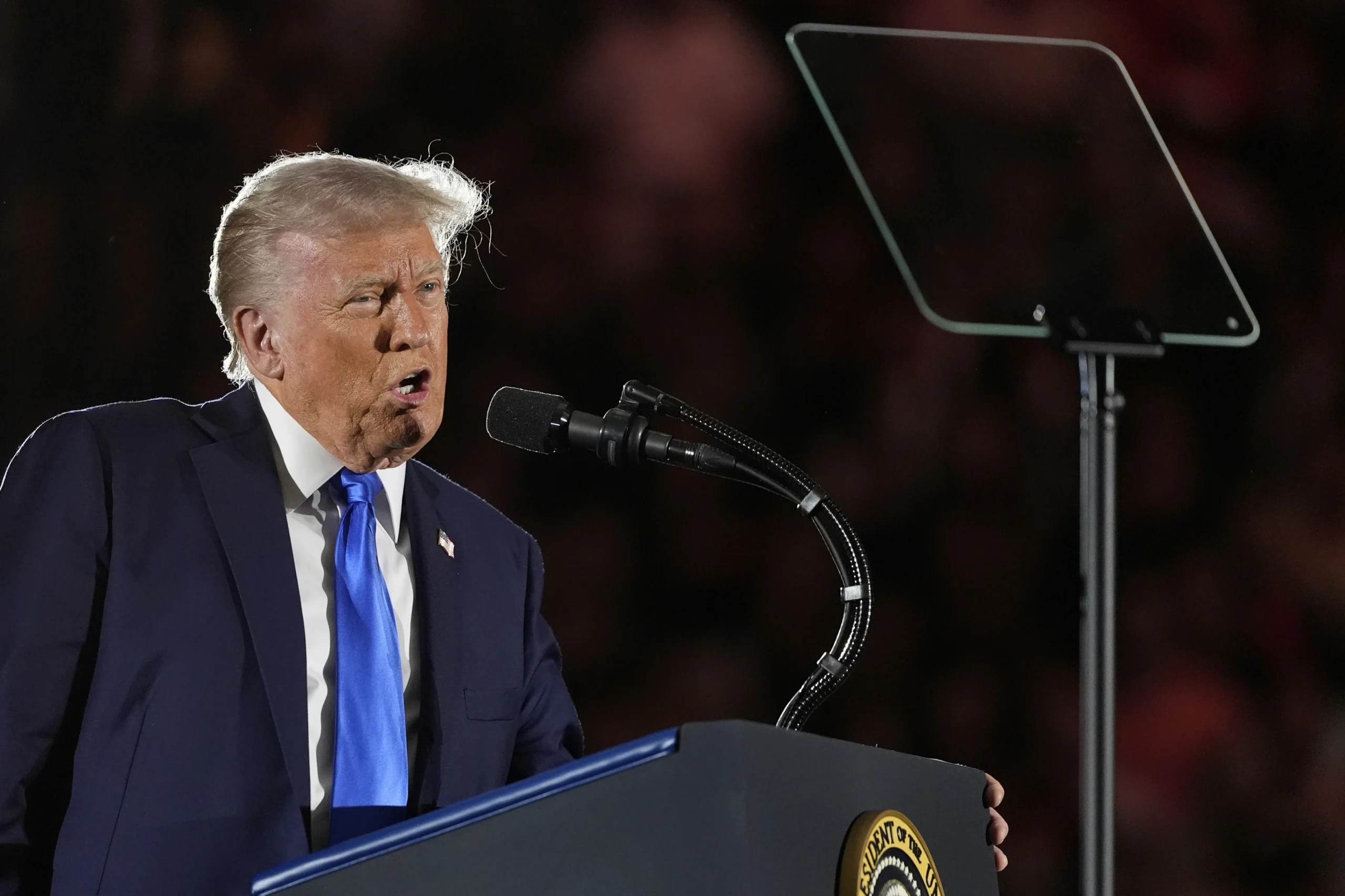 Trump wields lightsaber in new White House photo in slam to illegal immigration  at george magazine
