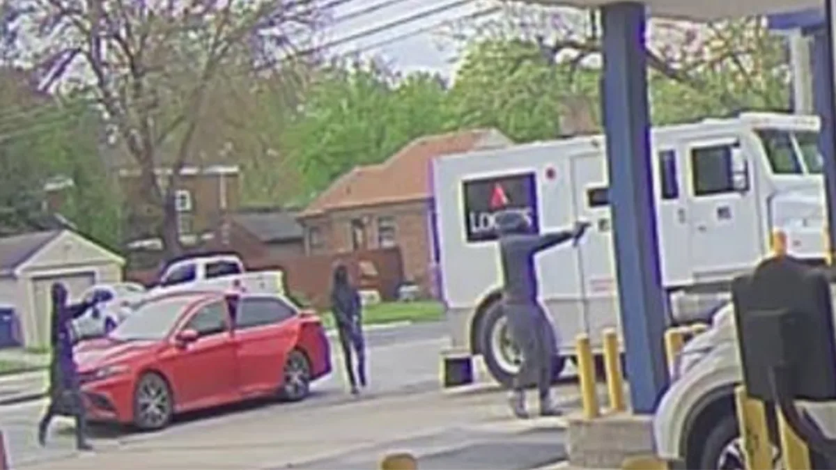 Crew of armed gunmen rob armored truck outside of Chicago-area bank in broad daylight  at george magazine