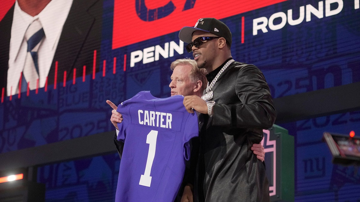 Giants rookie Abdul Carter settles on jersey number after Lawrence Taylor, Phil Simms fiasco  at george magazine