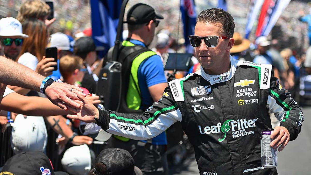 NASCAR driver AJ Allmendinger blows up at engine manufacturer 6 laps into race  at george magazine