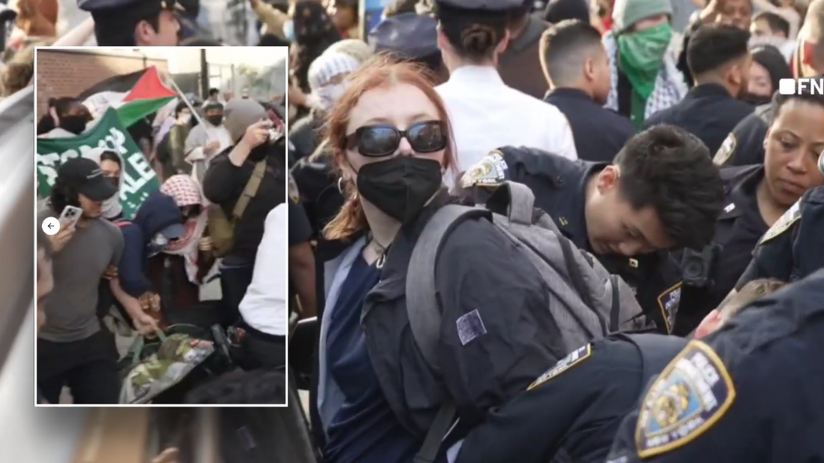 Anti-Israel mob descends on Brooklyn College in NYC as agitators brawl with police, get tased  at george magazine