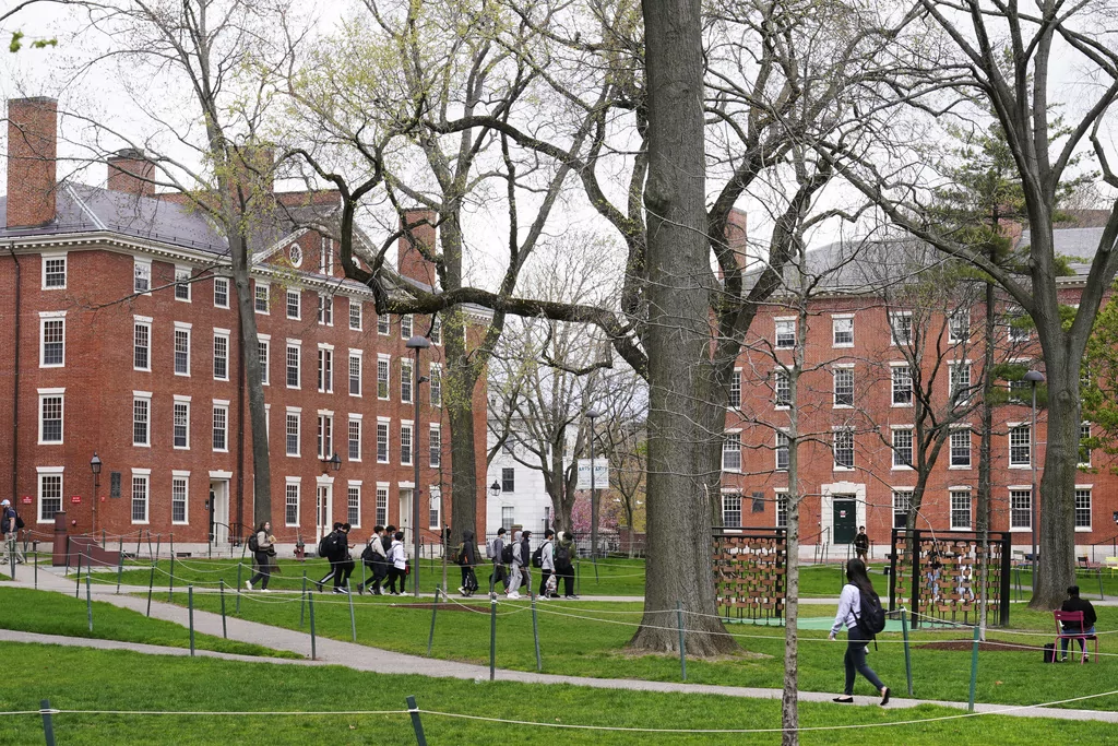 Trump threatens to give billions in Harvard grant money to trade schools  at george magazine
