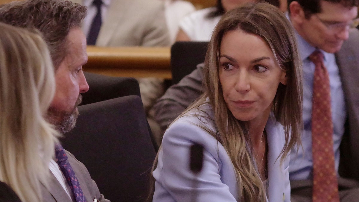 Mother of slain Boston police officer sends wordless message to Karen Read in courtroom showdown  at george magazine