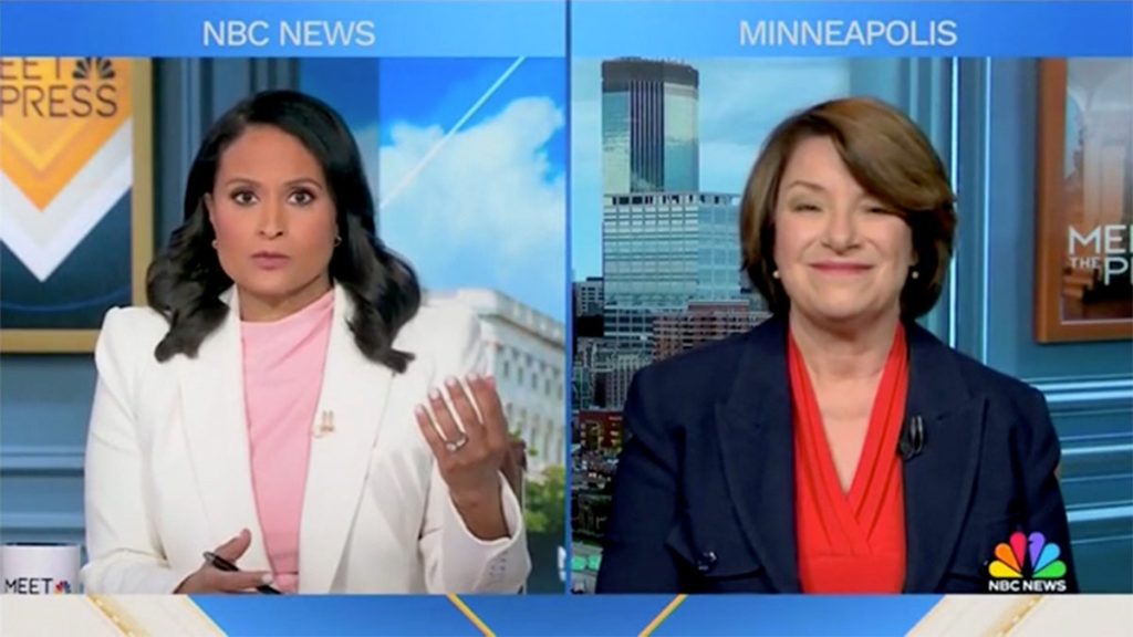 Klobuchar tells NBC she wants to ‘move forward,’ not dwell on the past, when pressed on Biden comments