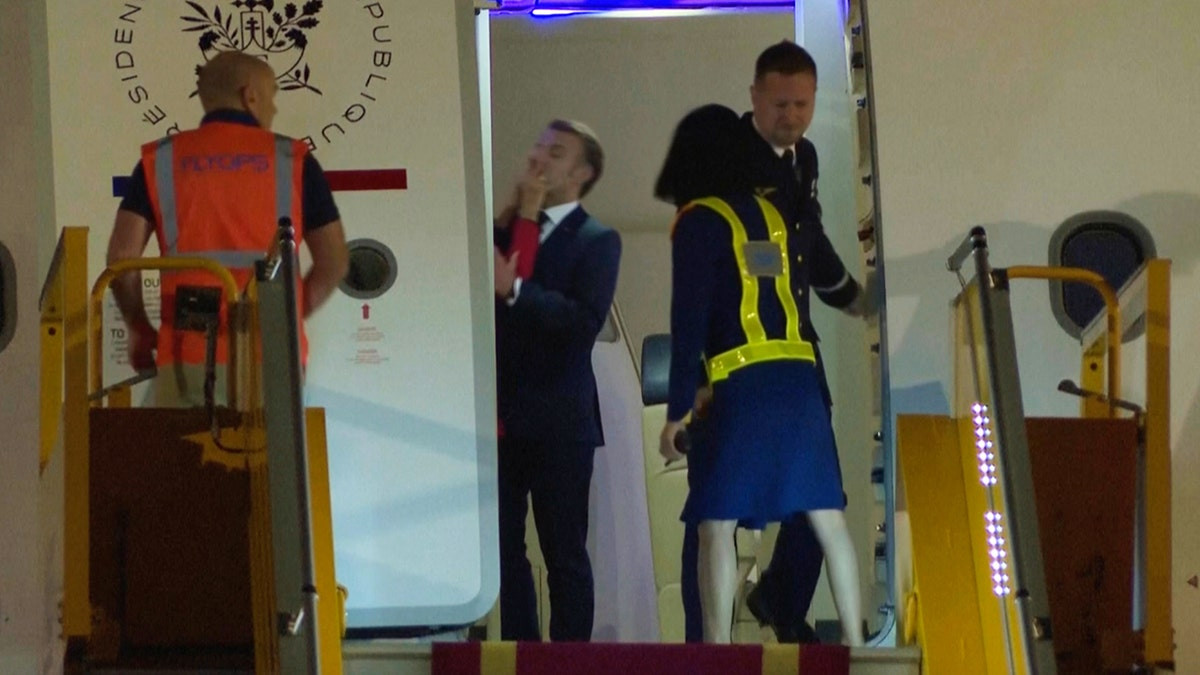 Macron dismisses viral moment with wife as 'joking around' after disinformation claims backfire  at george magazine