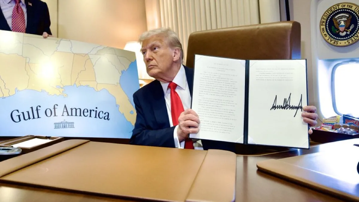 White House rips House Dems trying to hijack Trump's Gulf of America plans  at george magazine