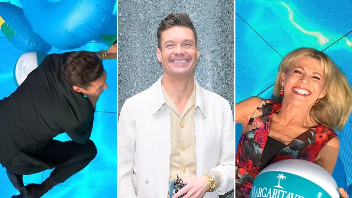 'Wheel of Fortune' host Ryan Seacrest face-plants while attempting stunt on game show  at george magazine