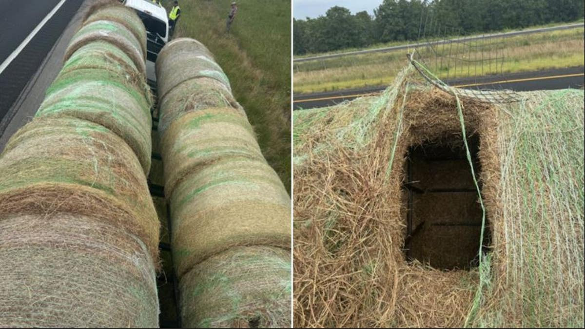 Alleged human smugglers arrested in Texas after hiding migrants inside hollowed hay bales  at george magazine