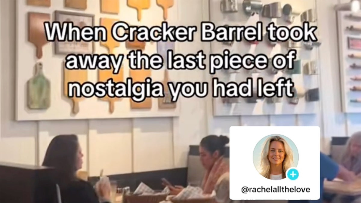 Cracker Barrel fan's viral TikTok sparks backlash over restaurant makeover  at george magazine