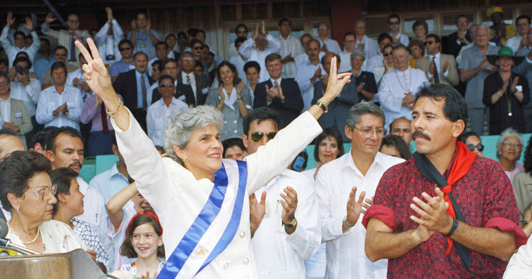 Violeta Barrios de Chamorro, 95, Dies; Led Nicaragua After Civil War  at george magazine