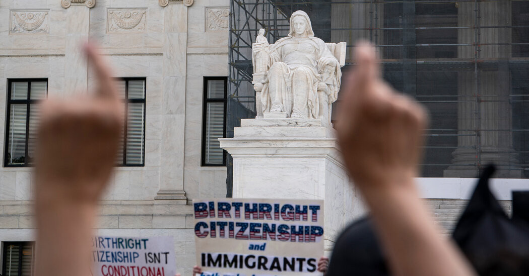In Birthright Citizenship Case, Supreme Court Limits Power of Judges to Block Trump Policies  at george magazine