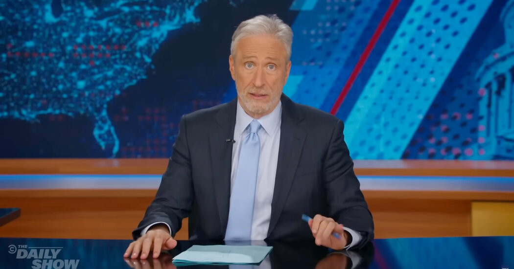 Late Night Mines Laughs From Trump’s Biden Replacement Theory  at george magazine