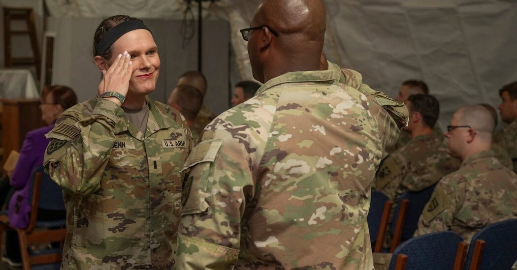 Some Trans Troops, Facing Trump’s Deadline, Opt to Stay and Fight  at george magazine