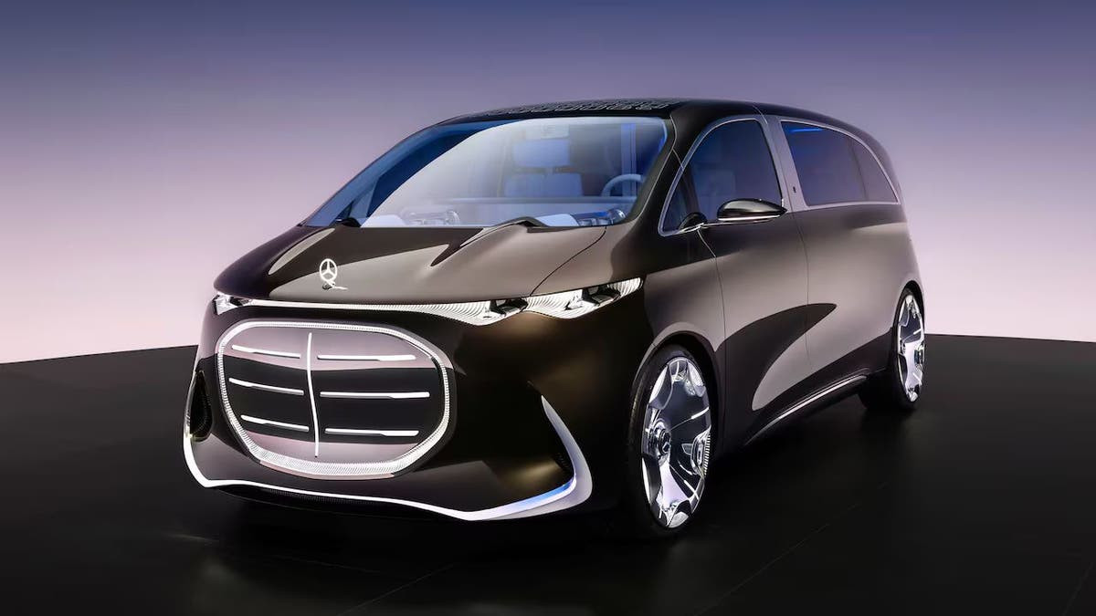 Luxury Mercedes electric van with 65-inch screen, 42 speakers  at george magazine